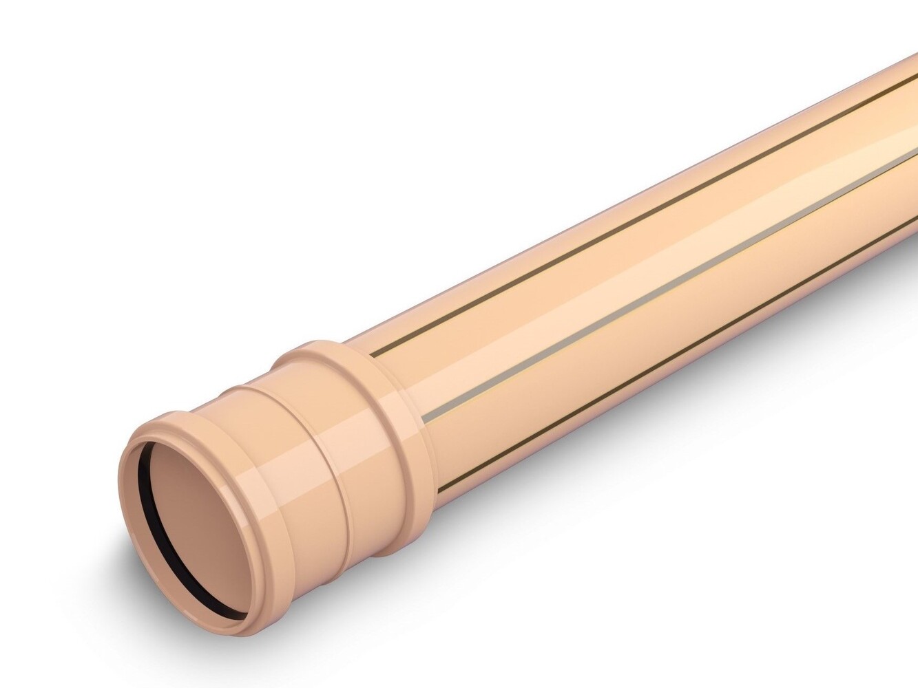 PP-HM M-KANALROHR INKL.DICHT. DN 125 SDR 26 SN 12 6M